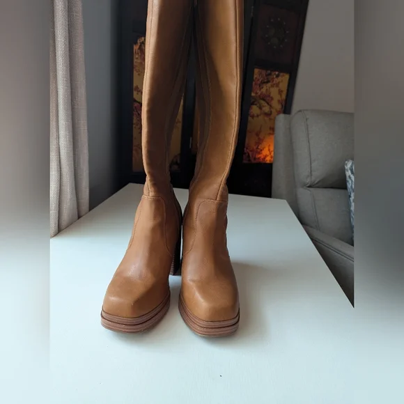 torrid Brown Platform Over-the-Knee Boots - Picture 3 of 7